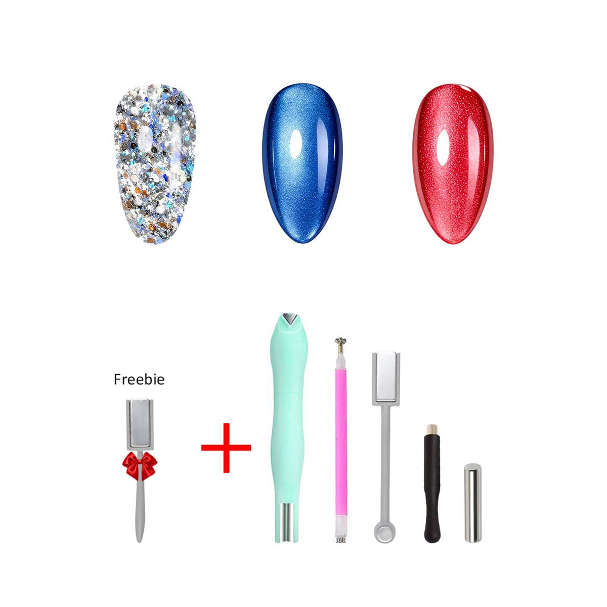 SOLWINK SOLWINK Royal Jewels Cat Eye Gel Polish Set - Magnet Kit SOLWINK Royal Jewels Cat Eye Gel Polish Set - Magnet Kit