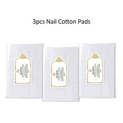 SOLWINK 630pcs Lint-free Nail Wipes