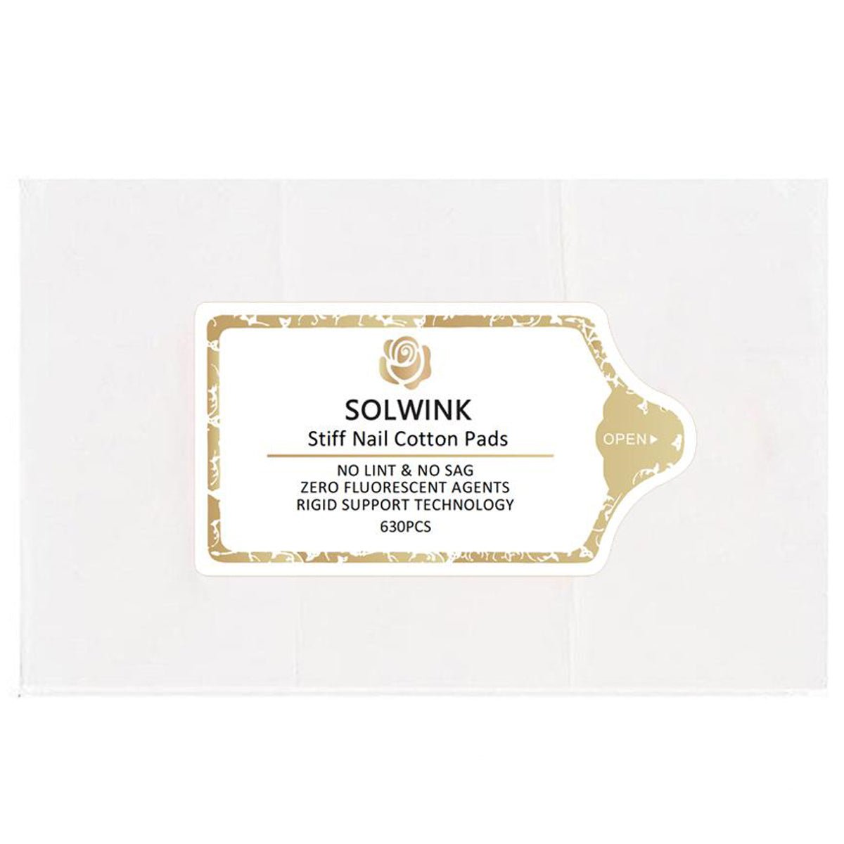 SOLWINK 630pcs Lint-free Nail Wipes