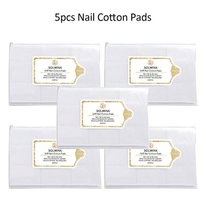 SOLWINK 630pcs Lint-free Nail Wipes