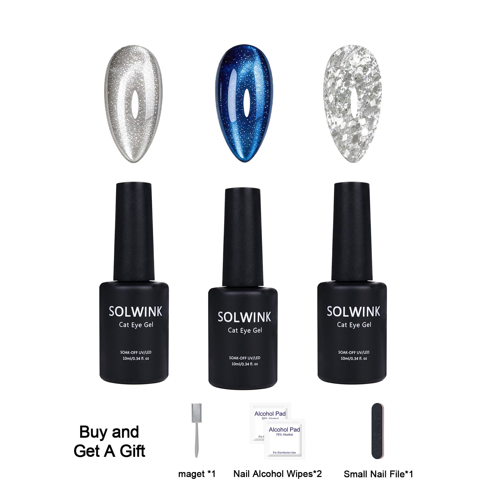 SOLWINK Tethys One - step Gel Polish Set – Magnet Kit - SOLWINK