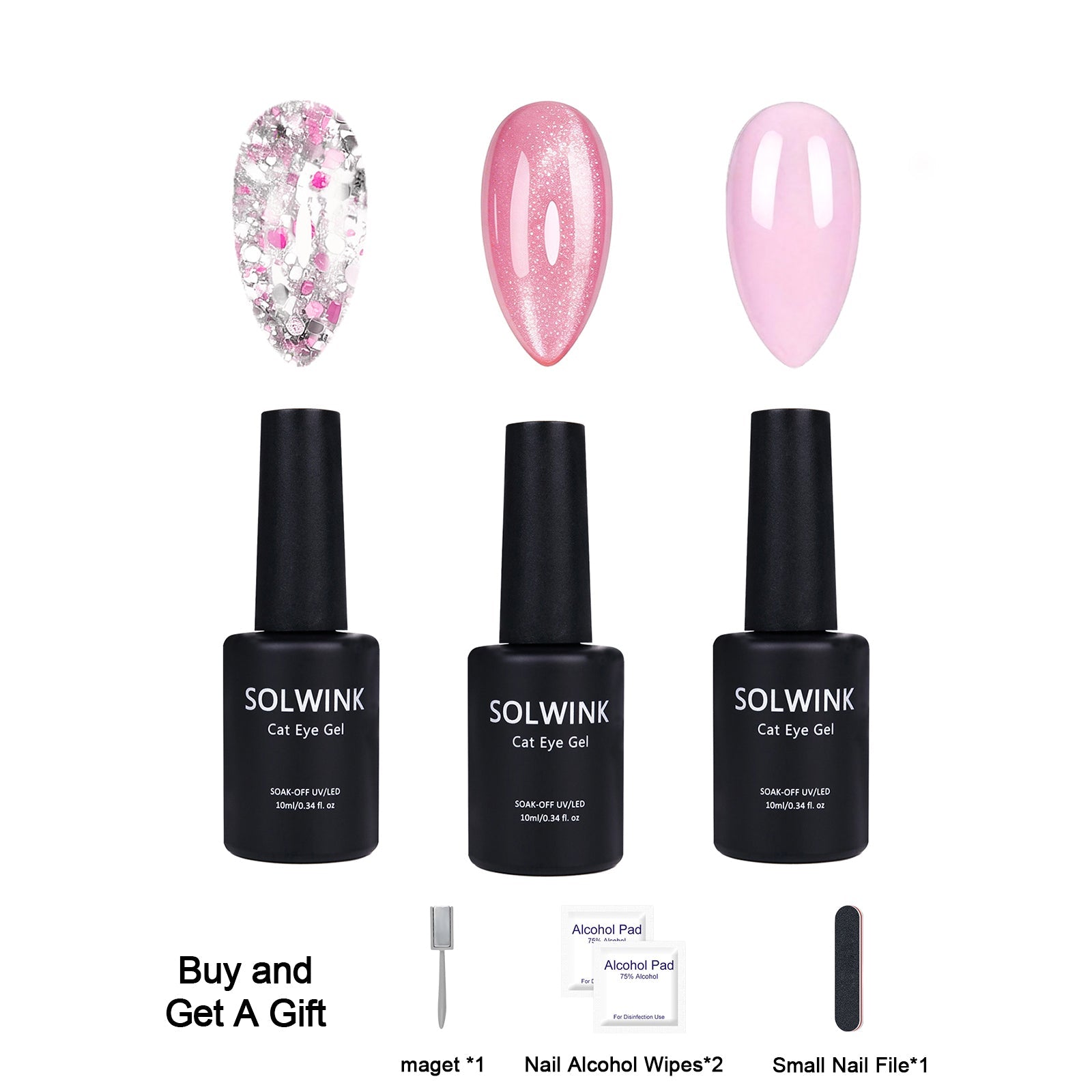 SOLWINK Venus One - step Gel Polish Set - Magnet Kit - SOLWINK