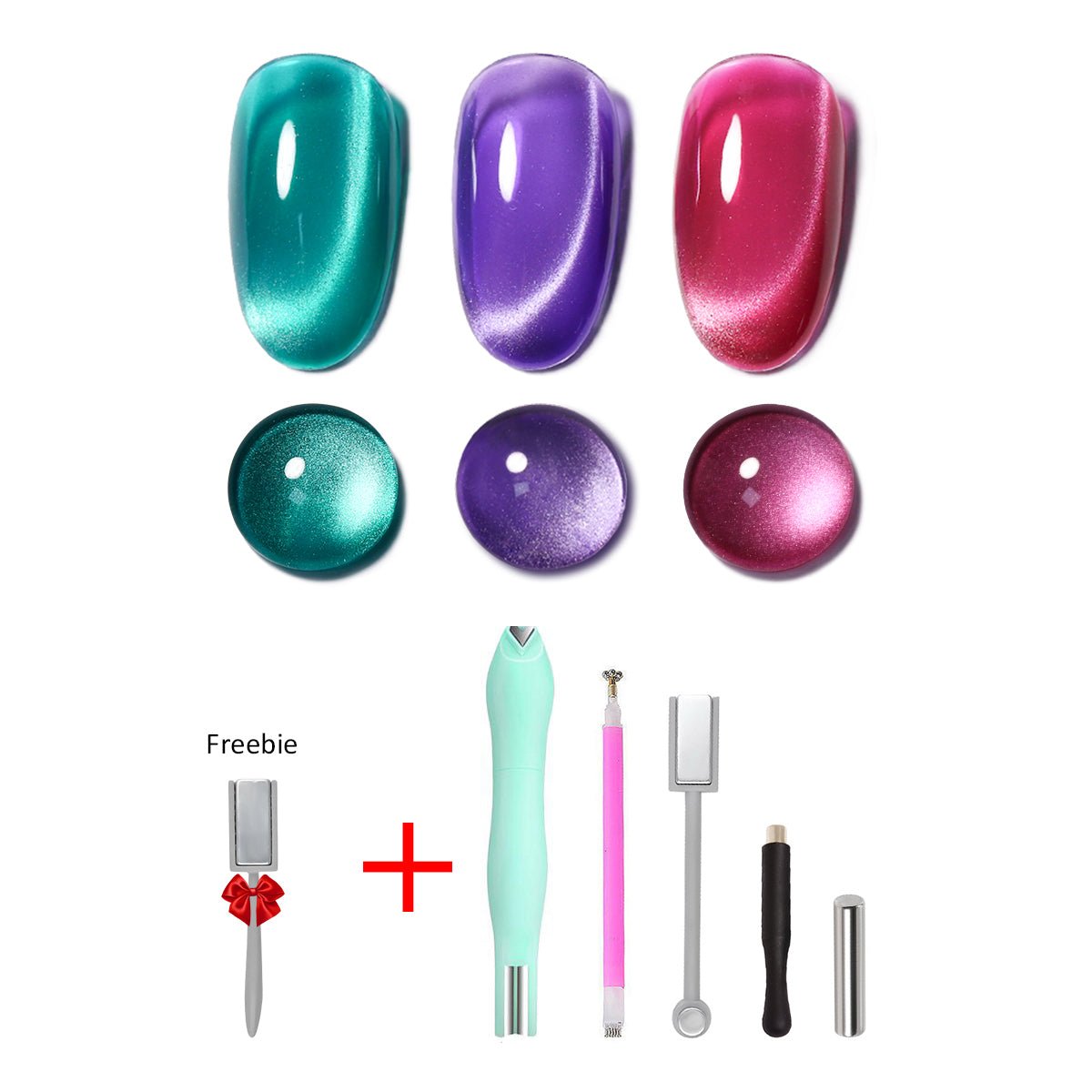 SOLWINK Wonderland Cat Eye Gel Polish Set - Magnet Kit - SOLWINK