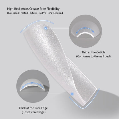 SOWLINK 240pic Pre - Frosted Nail Wraps - SOLWINK